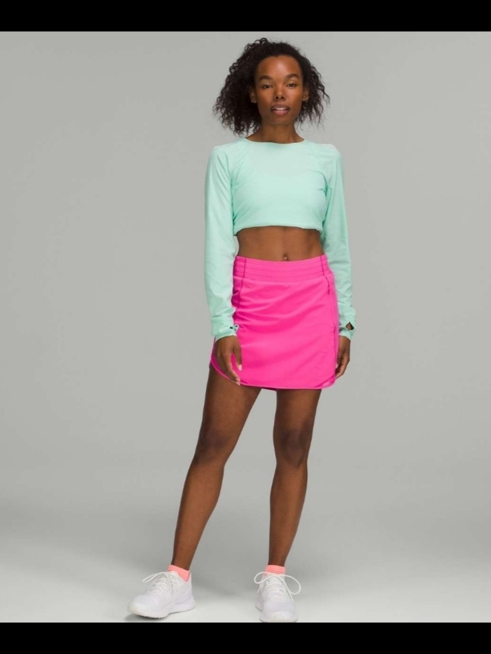 Lululemon Hotty Hot High-Rise Skirt *LongSonic Pink size 10